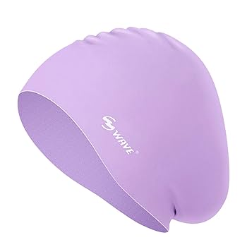 ✨残り1点✨　スイムキャップ　耳保護　大人用　ピンク　Sサイズ　ロングヘアー Amazon | スイムキャップ 耳保護 3D スイミングキャップ 水が耳